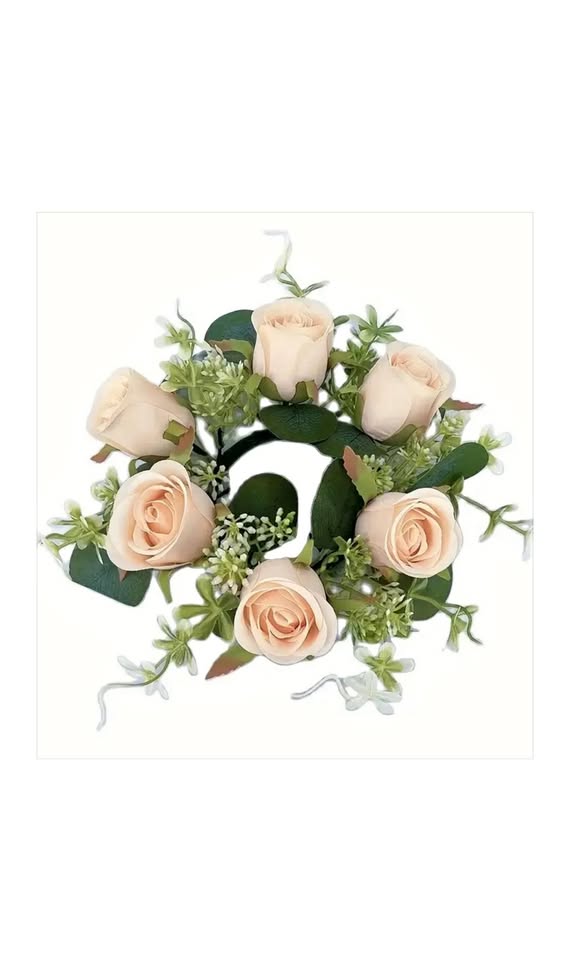 Floral candleholder with elegant design